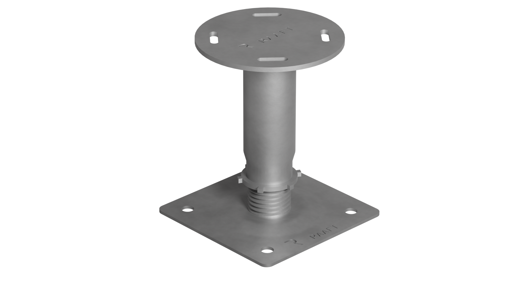 Fire-rated Adjustable steel Pedestal without Connector Clip