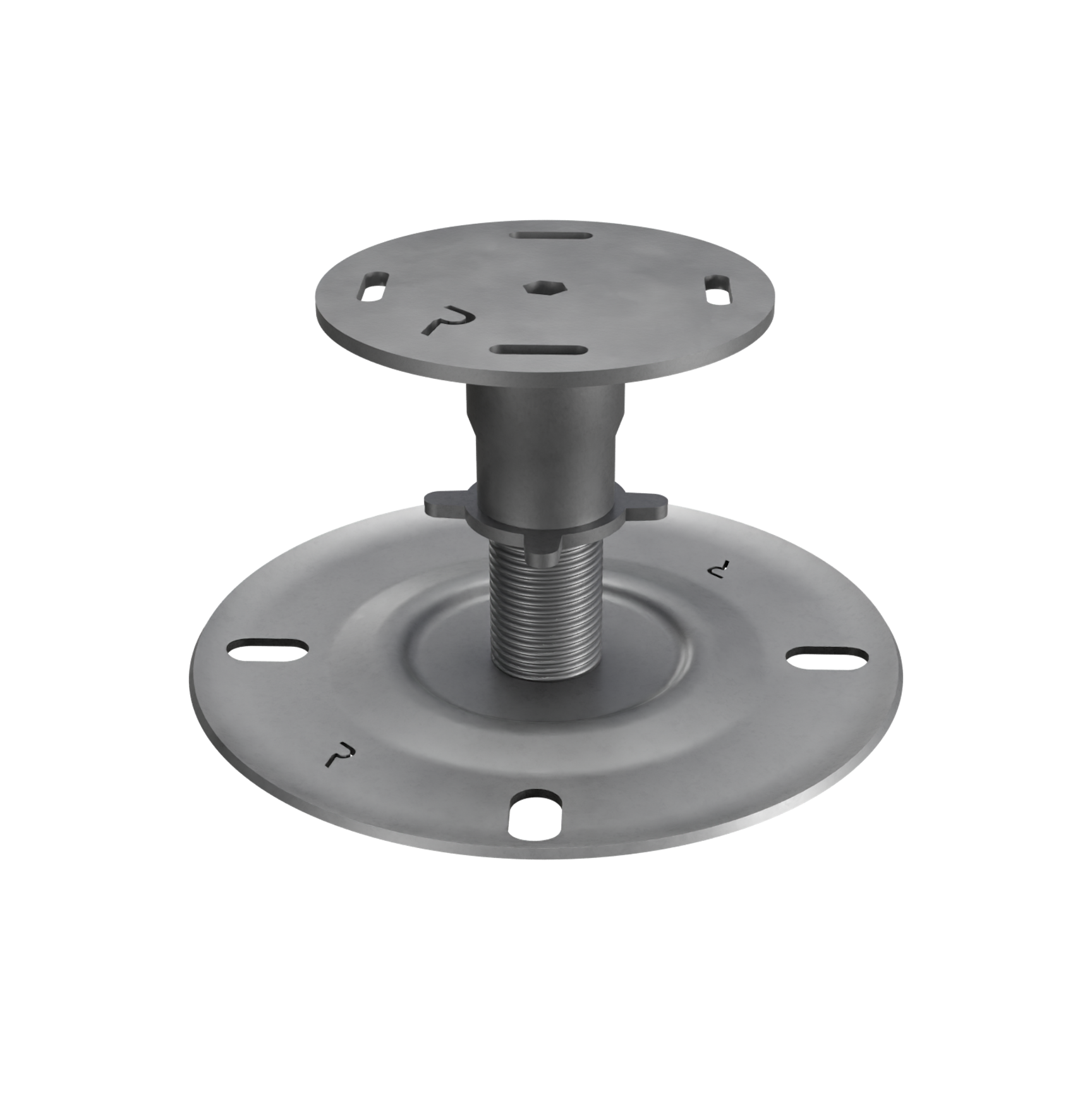Fire-rated Adjustable steel Pedestal without Connector Clip