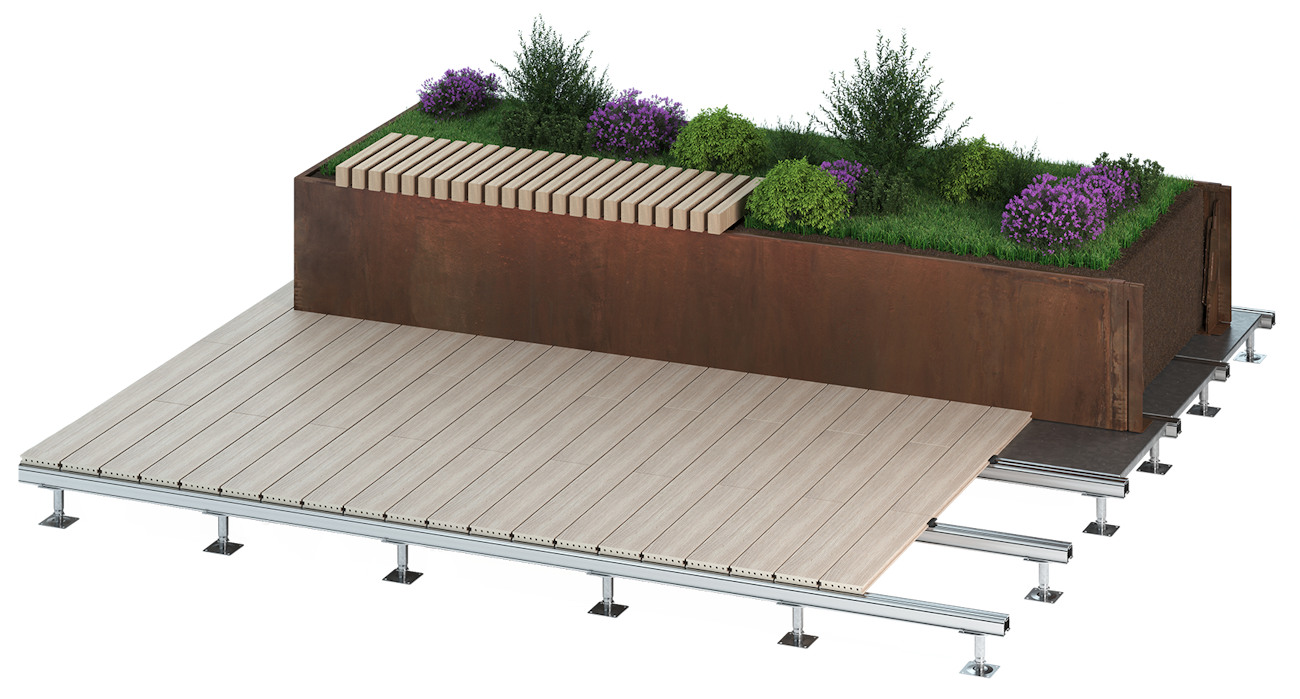 adjustable pedestal supports