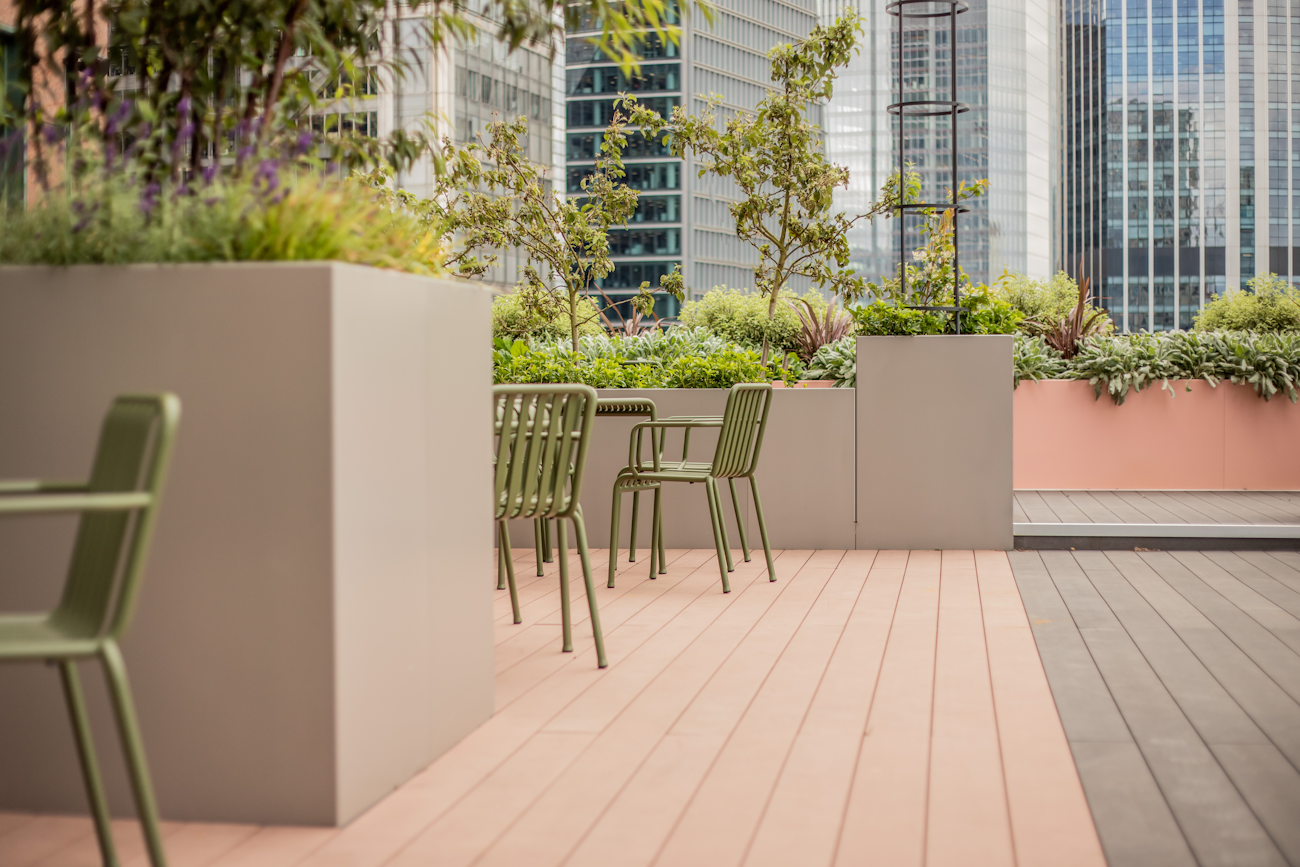 commercial terrace porcelain decking