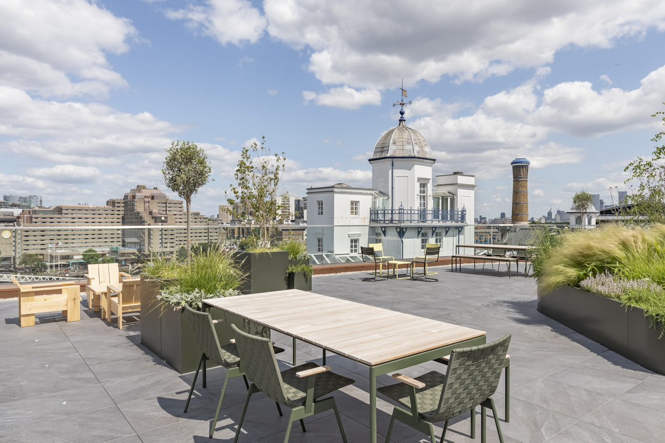 roof terrace for dining