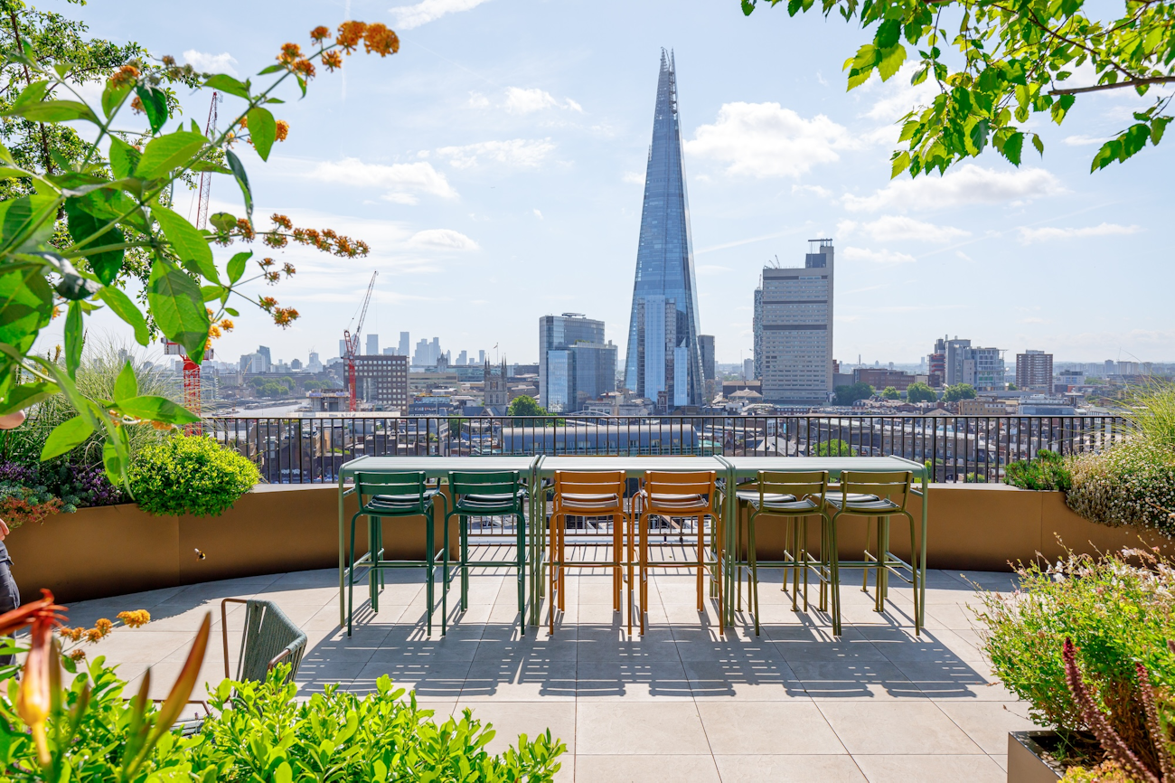 commercial terrace for dining