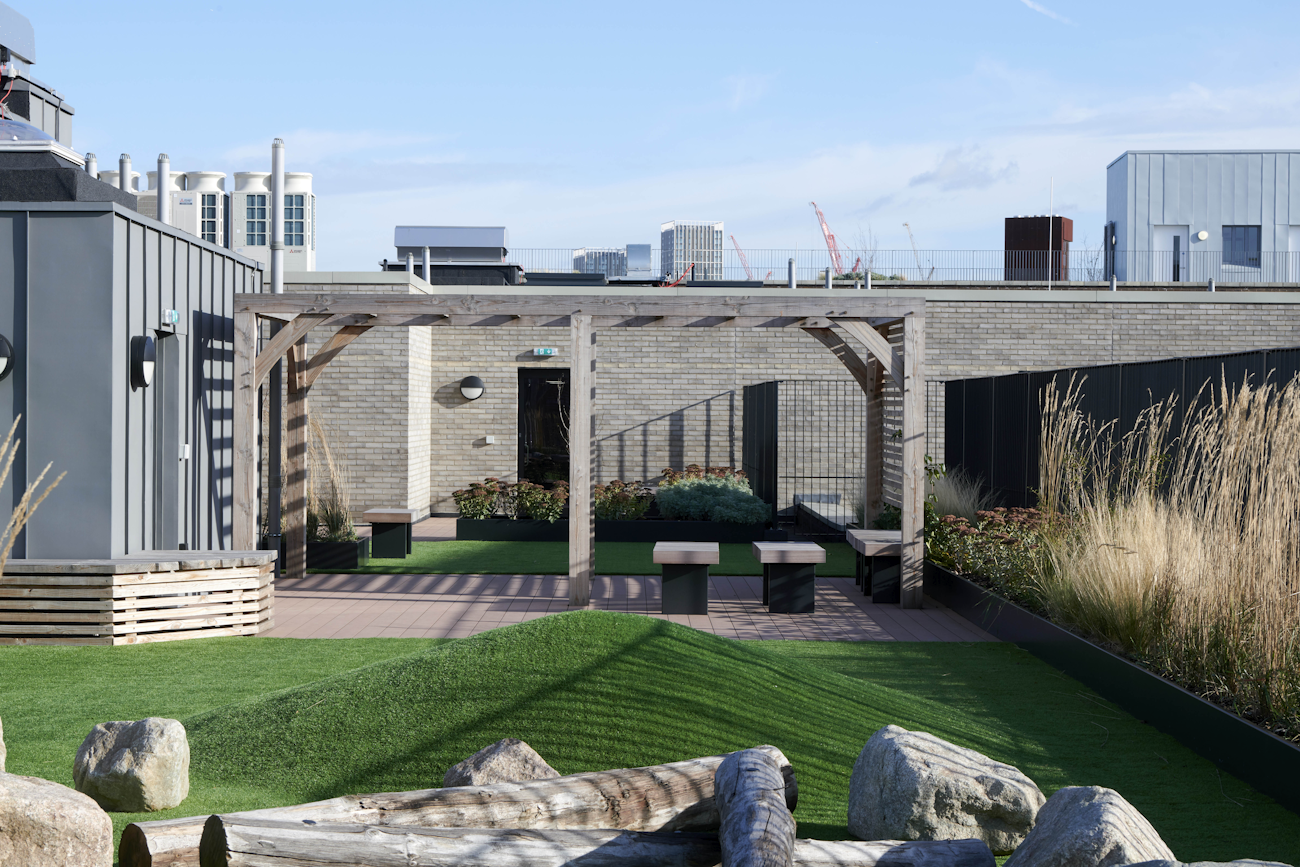 office roof terrace social space