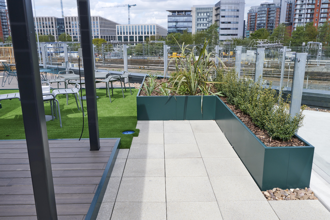 Roof terrace surface options